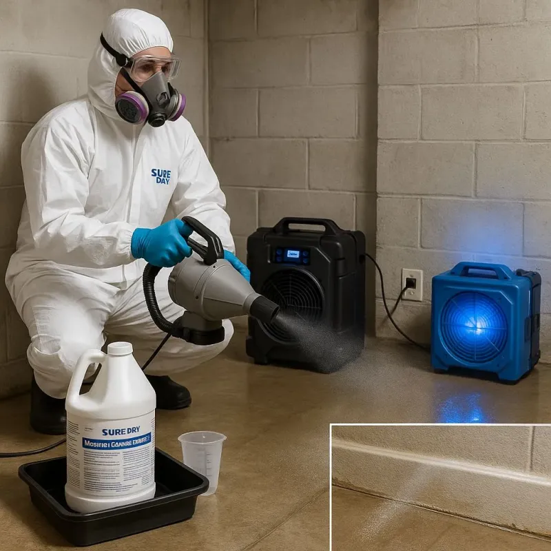 Sanitization and Odor Removal process in Angleton, TX